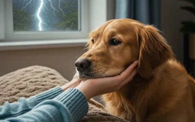 How to Calm Pet Anxiety During Storms